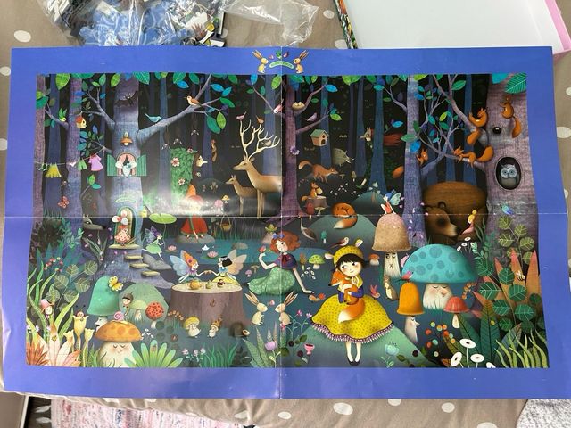 Puzzle Djeco Observación Bosque Encantado 100