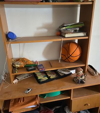 Dormitorio juvenil 2 camas madera