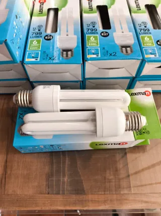 20 Bombillas Lexman E27 15W 6500K