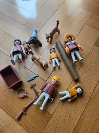 Playmobil esquimales y animales