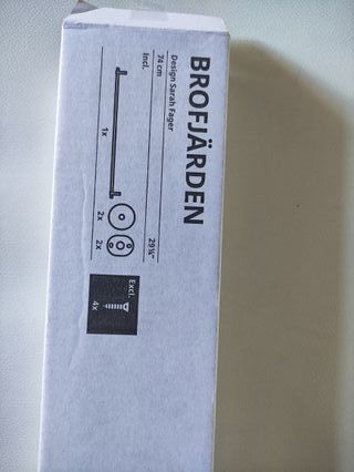 Toallero Ikea Acero Nuevo Caja