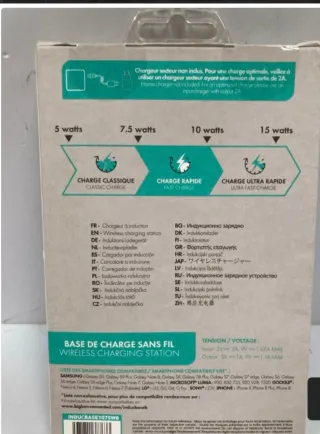 Cargador Inalámbrico Bigben Connected Inducbase107