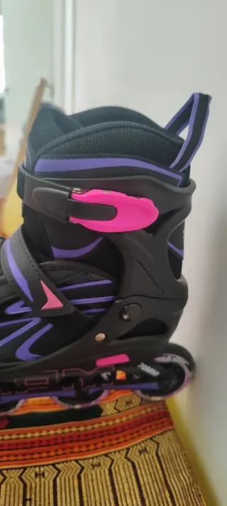 Patines 2PM, Talla 33-36, Bolso y Rodilleras