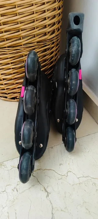 Patines 2PM, Talla 33-36, Bolso y Rodilleras