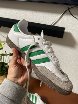 Adidas Samba OG Blancas y Verdes