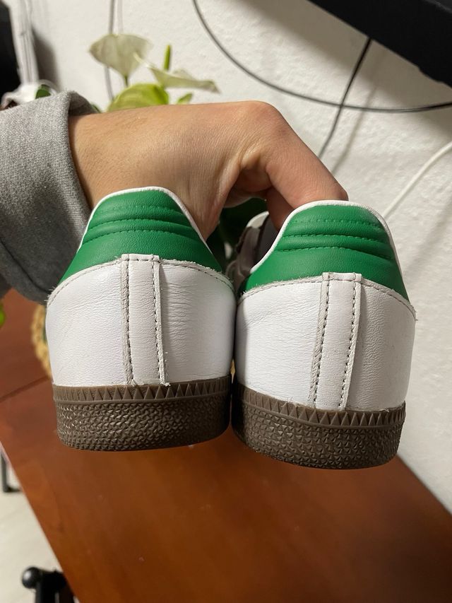 Adidas Samba OG Blancas y Verdes