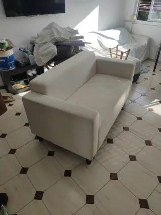 Sofá de 2 plazas tela