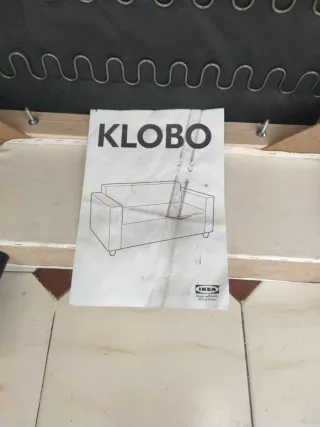 Sofá de 2 plazas tela