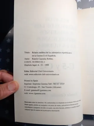 Relatos inéditos de los submarinos republicanos...