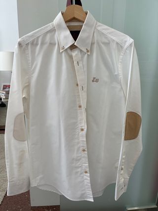 Camisa blanca Ridebike con parches