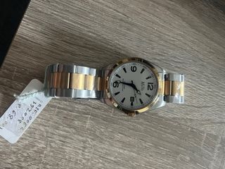 Reloj Micro Hombre dorado y plateado