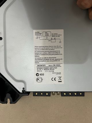 Amplificador de Audio Coche