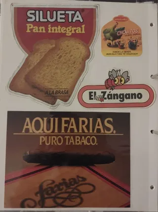 Lote Pegatinas antiguas Alimentación y Hogar (3).