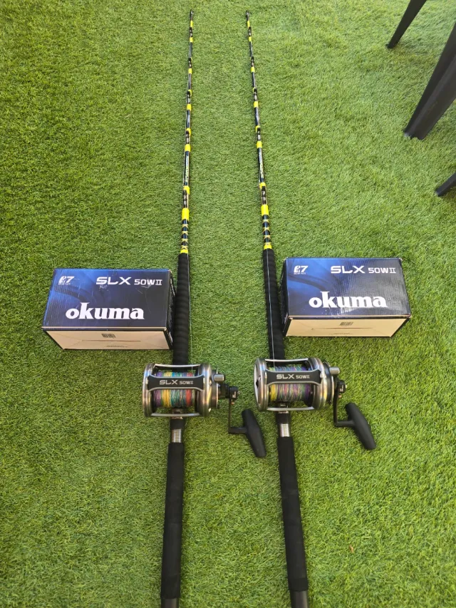 Okuma SLX 50WII + Tubertini Spark 50-80lb