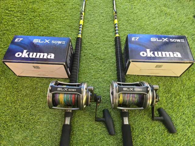 Okuma SLX 50WII + Tubertini Spark 50-80lb