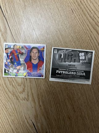 Cromo Messi F.C. Barcelona Liga 08/09