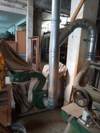 Tupi con alimentador, fresas y aspiración