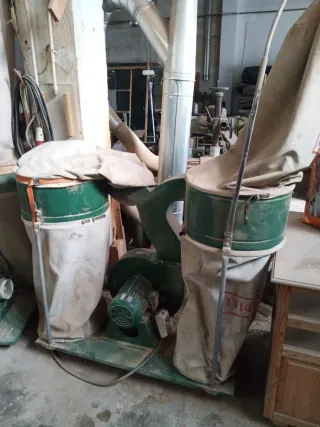 Tupi con alimentador, fresas y aspiración