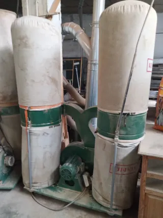 Tupi con alimentador, fresas y aspiración