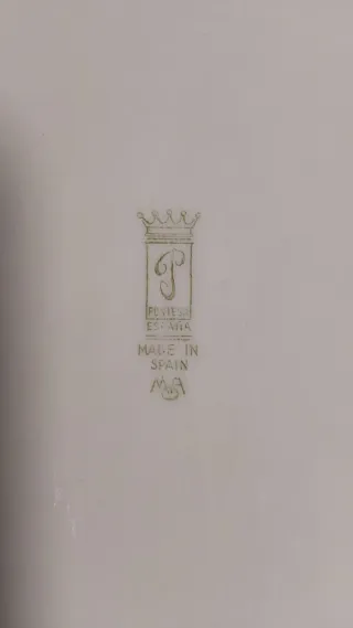 Fuente de porcelana Pontesa floral grande