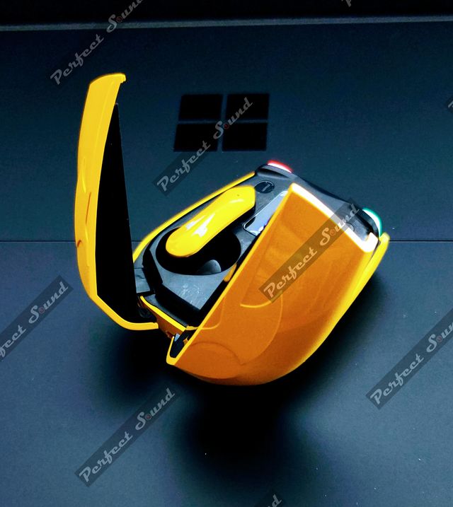Auriculares inalámbricos bluetooth 5.3 (amarillo)
