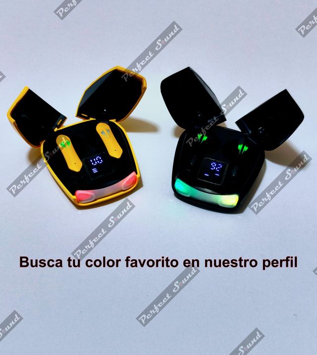 Auriculares inalámbricos bluetooth 5.3 (amarillo)