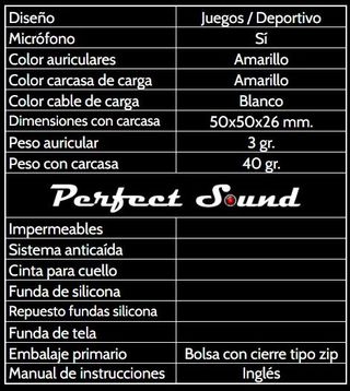 Auriculares inalámbricos bluetooth 5.3 (amarillo)