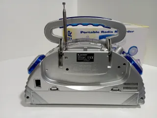 Radio Cassette Portátil Fenner Azul/Plata