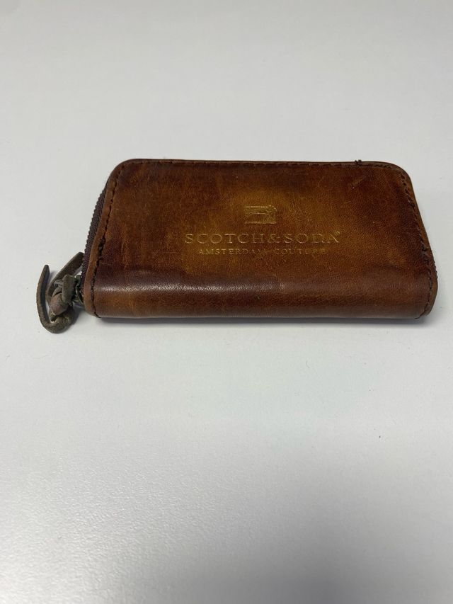 Cartera Monedas Scotch & Soda Marrón
