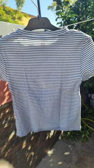 Camisa de niña a rayas
