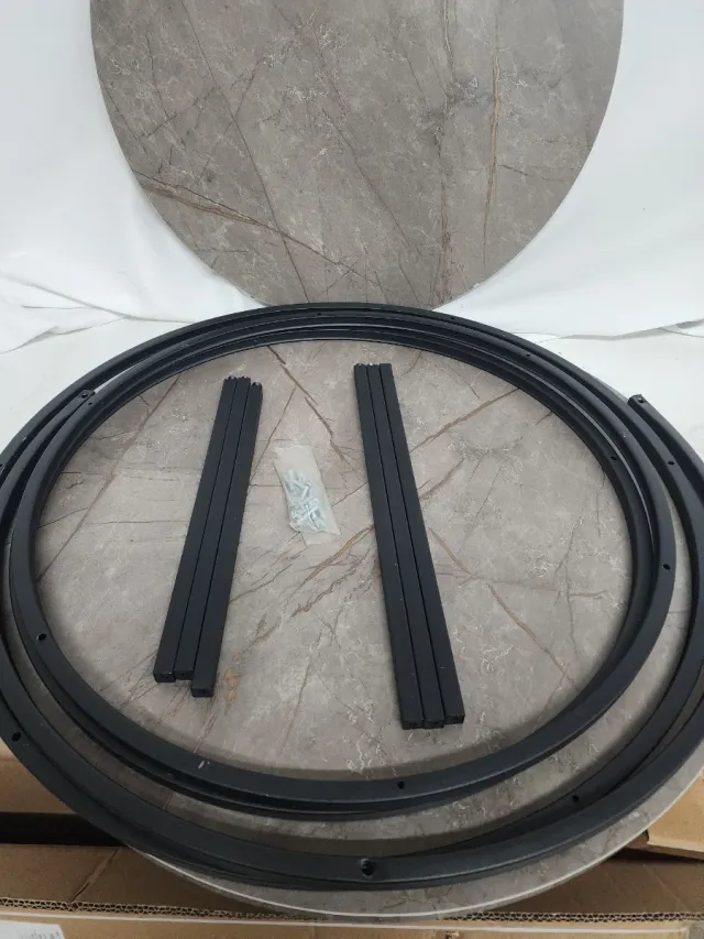 Tavoli Nido Tondi 2 Pezzi Grigi