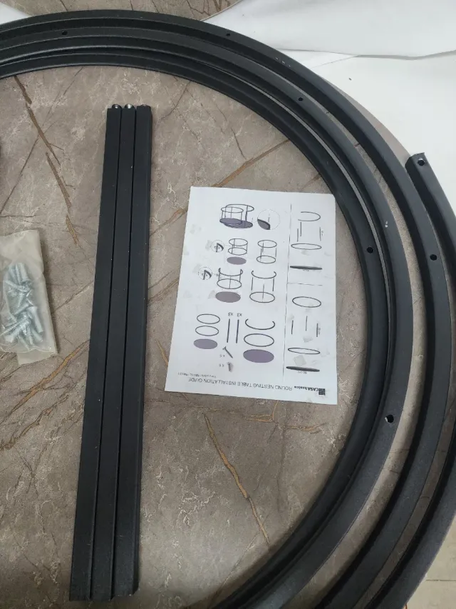 Tavoli Nido Tondi 2 Pezzi Grigi