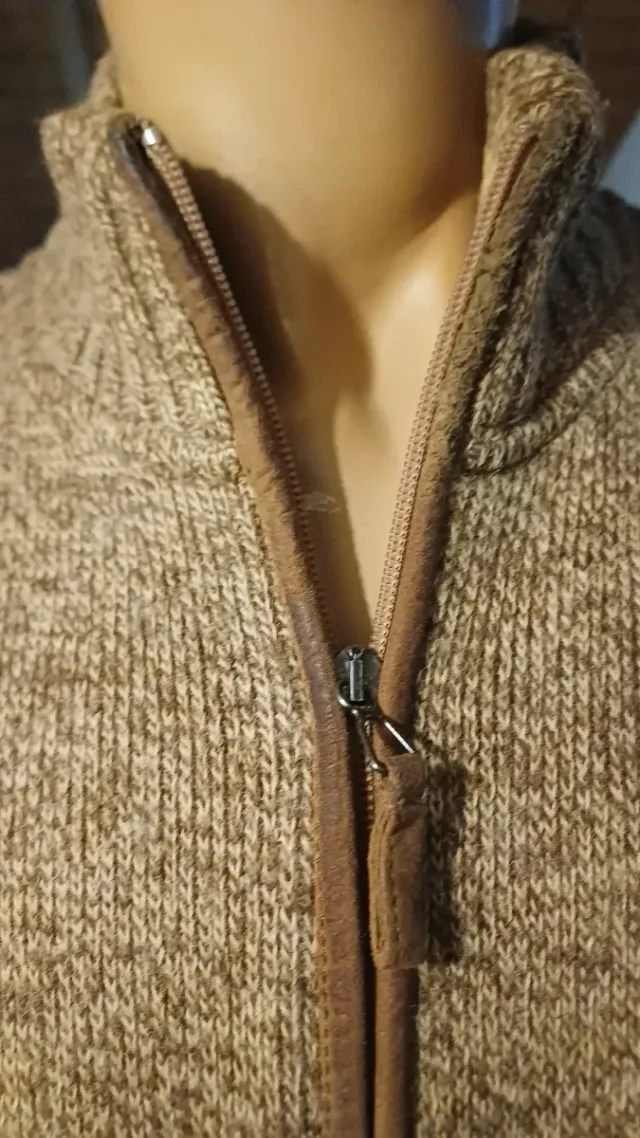 Maglione/giacca uomo lana marrone