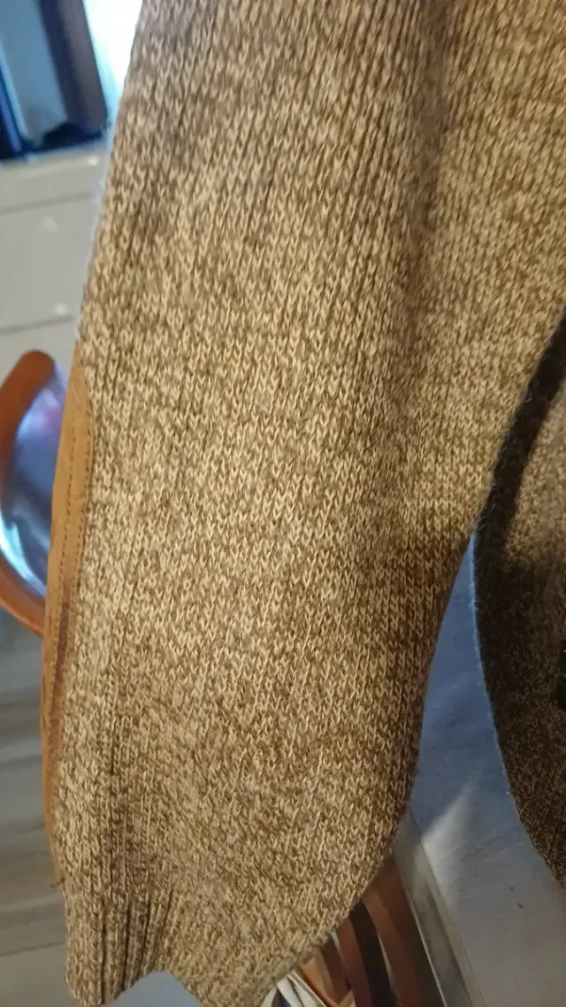 Maglione/giacca uomo lana marrone