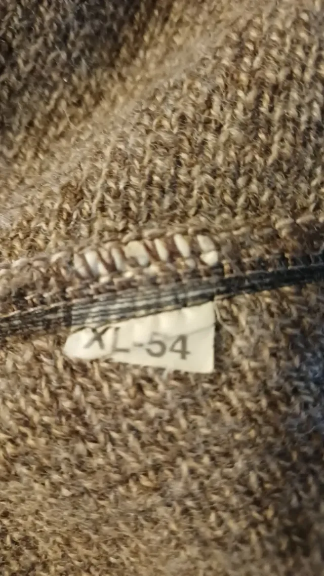 Maglione/giacca uomo lana marrone