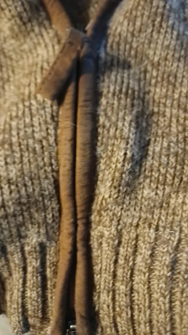 Maglione/giacca uomo lana marrone