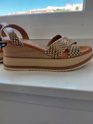 Sandalias Unisa Piel Talla 40