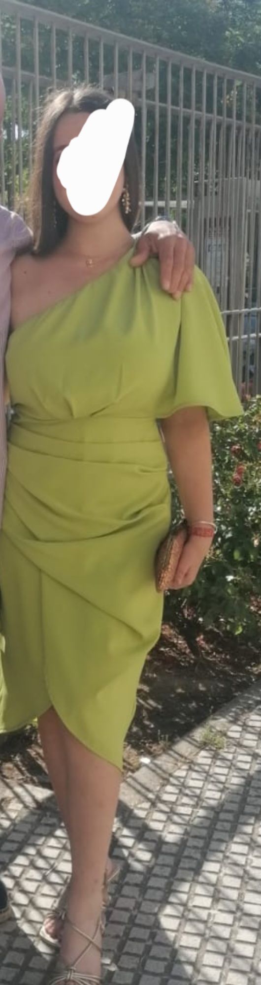 Vestido verde Shein talla S