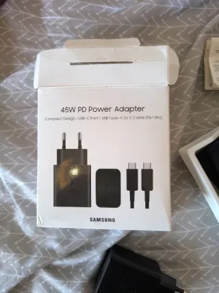 Cargador Samsung 45W Carga Rápida + Cable