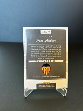 Paco Alcácer auto Valencia CF The Beautiful Game