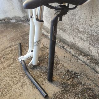 Suspensión Bicicleta XCT + Sillín + Manillar