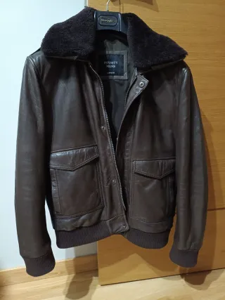 Cazadora Piel Hombre Infinity Mens Marrón