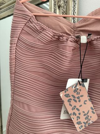 Body Zara escote palabra de honor T. L