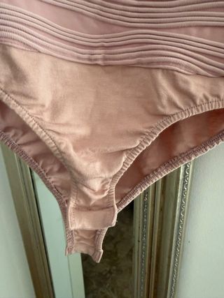 Body Zara escote palabra de honor T. L