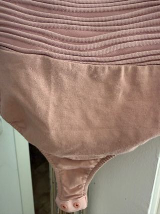 Body Zara escote palabra de honor T. L