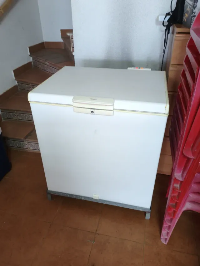 Arcón congelador blanco