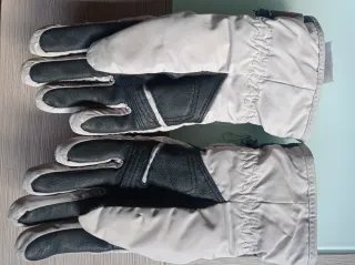 Guantes de esquí Aquamax beige y gris