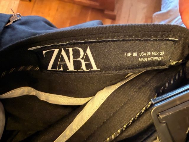 Traje Zara Negro Completo