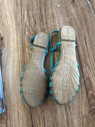 Sandalias planas azul marino talla 40