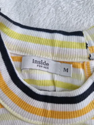 Top Inside rayas multicolor Talla M